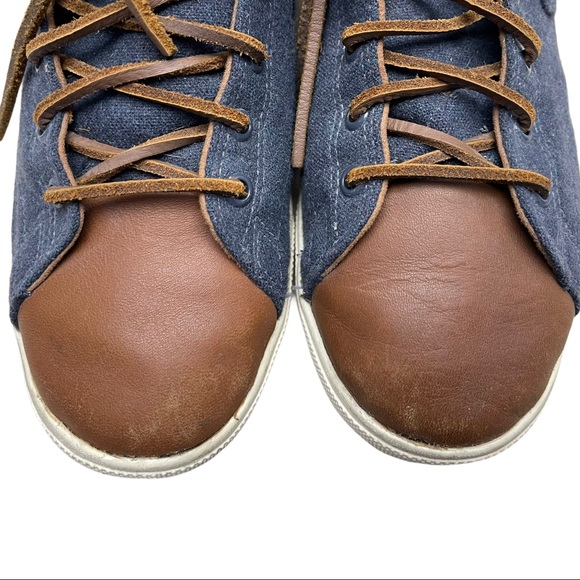 Nike Racquette Mid Denim Leather Lace Up Woman 7.5 - Picture 7 of 11